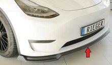 Rieger Tuning splitter Tesla Model Y voor originele voorbumper