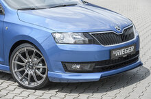 Rieger Tuning voorspoiler lip Skoda Rapid NH