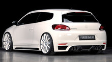 Rieger Tuning uitlaatdemper, rechts, links, verschoven zijde VW Scirocco 3 VW Scirocco 2,0l TFSI 147/155kW 2,0l TDI 103kW