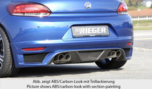 Rieger Tuning achterbumper verlenging VW Scirocco 3