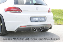 Rieger Tuning diffuser VW Scirocco 3 alleen voor &quot;R-Line&quot; achterskirt