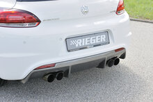 Rieger Tuning diffuser VW Scirocco 3 alleen voor &quot;R-Line&quot; achterskirt