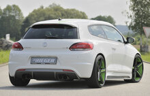 Rieger Tuning diffuser VW Scirocco 3 alleen voor &quot;R-Line&quot; achterskirt