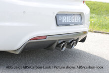 Rieger Tuning diffuser VW Scirocco 3 alleen voor &quot;R-Line&quot; achterskirt