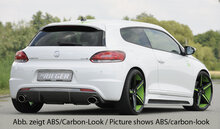 Rieger Tuning diffuser VW Scirocco 3 alleen voor &quot;R-Line&quot; achterskirt