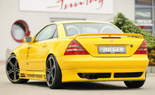 Rieger Tuning splitter voor achterbumper Mercedes SLK [R170] voor achterskirt verlenging 70030