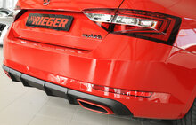 Rieger Tuning diffuser Skoda Superb III 3T/3V alleen 2.0 TSI (200/206kW)