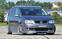 Rieger Tuning voorspoiler lip VW Touran (1T)