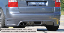 Rieger Tuning achterbumper verlenging VW Touran (1T)