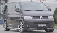 Rieger Tuning voorspoiler lip VW Transporter T5 voor alle modellen met multivan-/caravelle-voorzijde