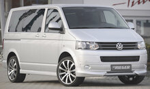 Rieger Tuning voorspoiler lip VW Transporter T5 voor alle modellen met multivan-/caravelle-voorzijde