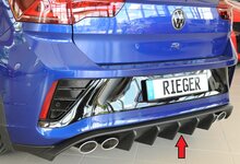 Rieger Tuning diffuser (voor auto&#039;s met trekhaak) VW T-Roc met uitlaatuitsparing links/rechts