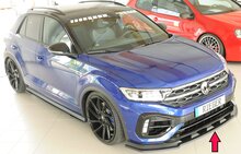 Rieger Tuning voorsplitter alleen voor R / R-Line VW T-Roc voor originele voorbumper