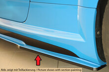 Rieger Tuning sideskirt aanzetstuk Audi TT / TTS / TTRS [8J] Alleen voor S-Line zijskirt, ook TTS/TT-RS