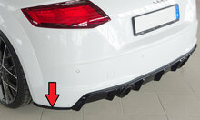 Rieger Tuning achterbumper aanzetstuk lateraal, links Audi TT / TTS [8J] alleen voor originele achterskirt incl. TTS