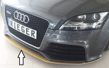 Rieger Tuning splitter Audi TTRS [8J] voor originele voorbumper Audi TT RS (8J)