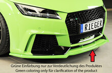 Rieger Tuning splitter Audi TTRS [8J] voor originele TT-RS voorbumper