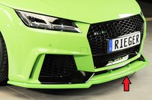 Rieger Tuning splitter Audi TTRS [8J] voor originele TT-RS voorbumper