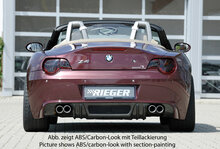 Rieger Tuning achterbumper verlenging BMW Z4 E85 alleen voor 335i