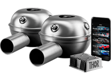 Thor electronic exhaust system, 2 Loudspeakers