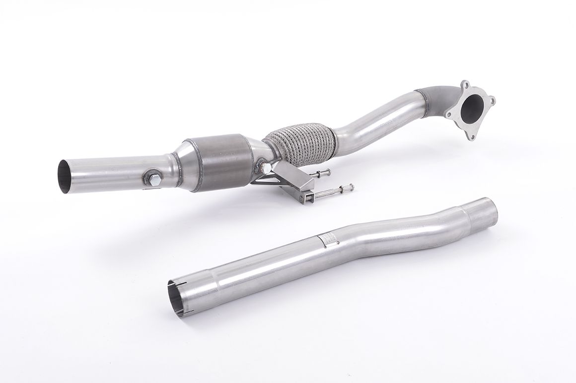 Audi A3 2.0T FSI quattro 5 door SportBack Milltek Cast Downpipe with HJS High Flow Sports Cat EC Approved:  No