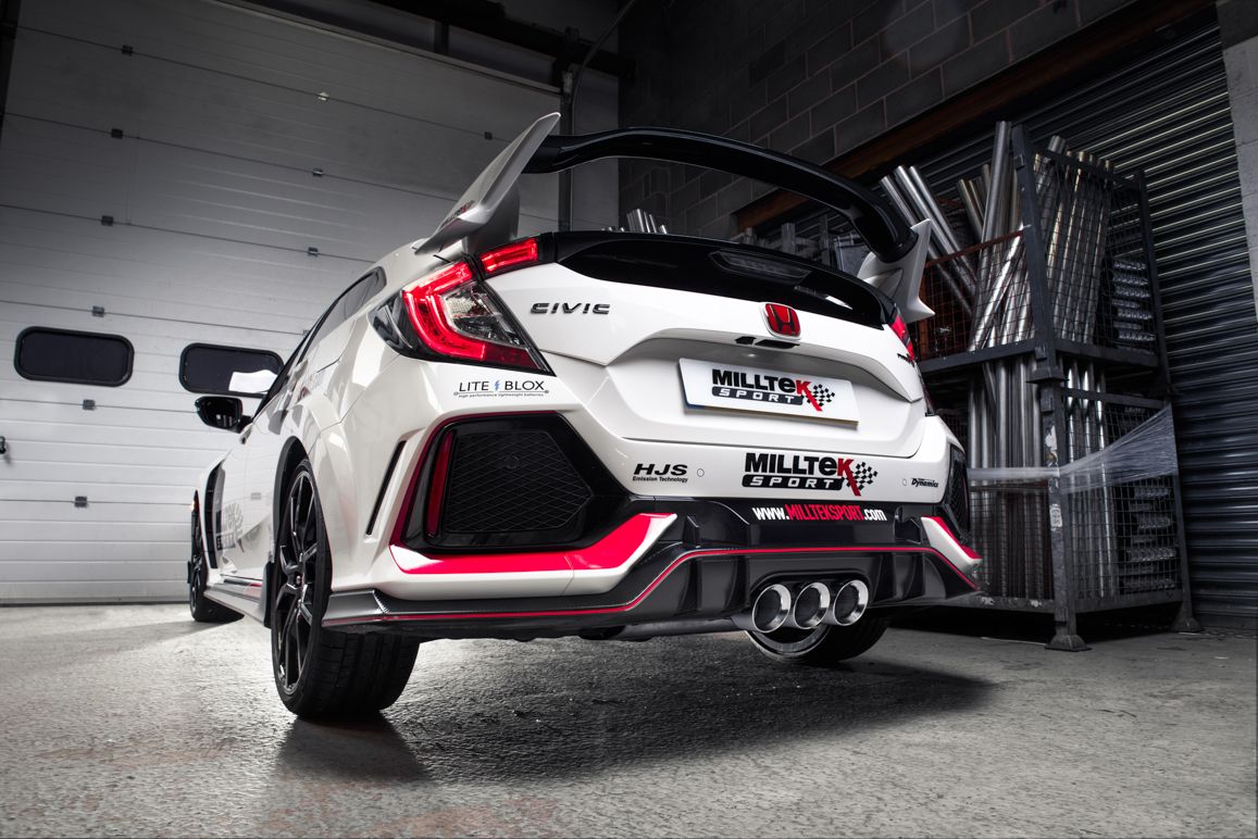 Honda Civic Type R FK8 2.0 i-VTEC (Non OPF/GPF Models) Milltek Cat-back EC Approved:  Yes