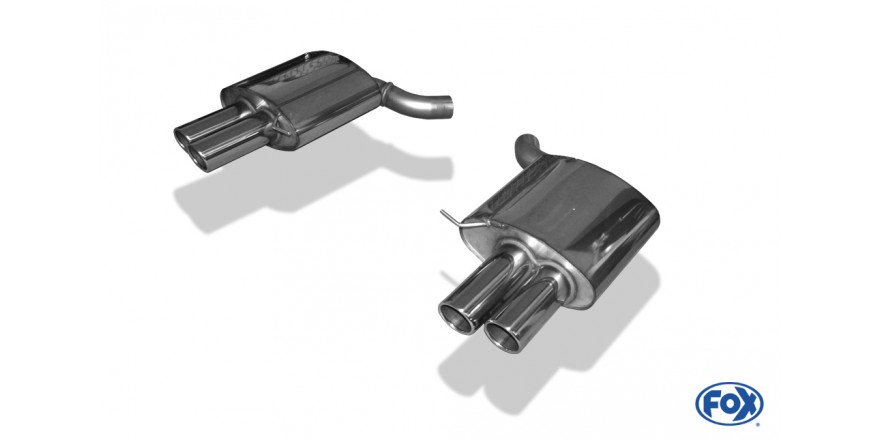 BMW F12/F13/F06 - 640i met M-pakket einddemper rechts/links - 2x90  16 rechts/links