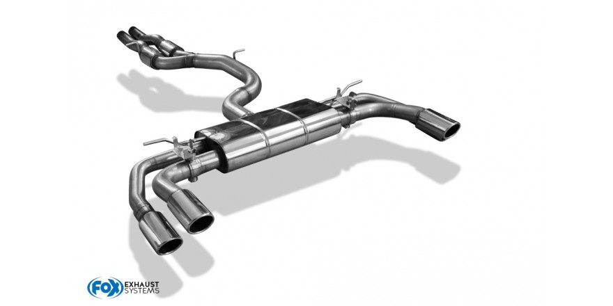 CUPRA Formentor 4x4 - VZ5 einddemper met 2 uitlaatkleppen  - 2x88x74  32 rechts/links en voordemper