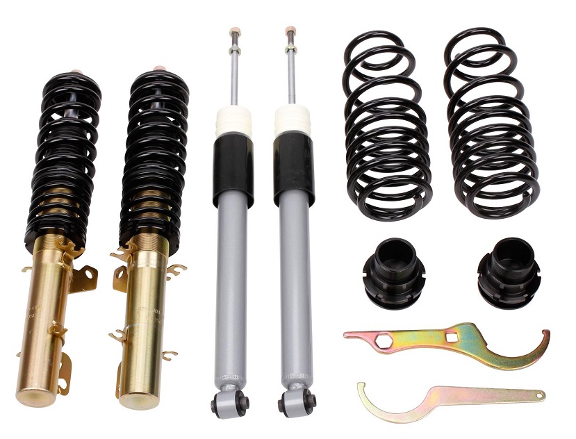 DTS Line Schroefset Skoda Octavia (5E) sedan, station wagon 2WD alleen voertuigen met starre achteras (veerpoot voorkant Ø 55mm)