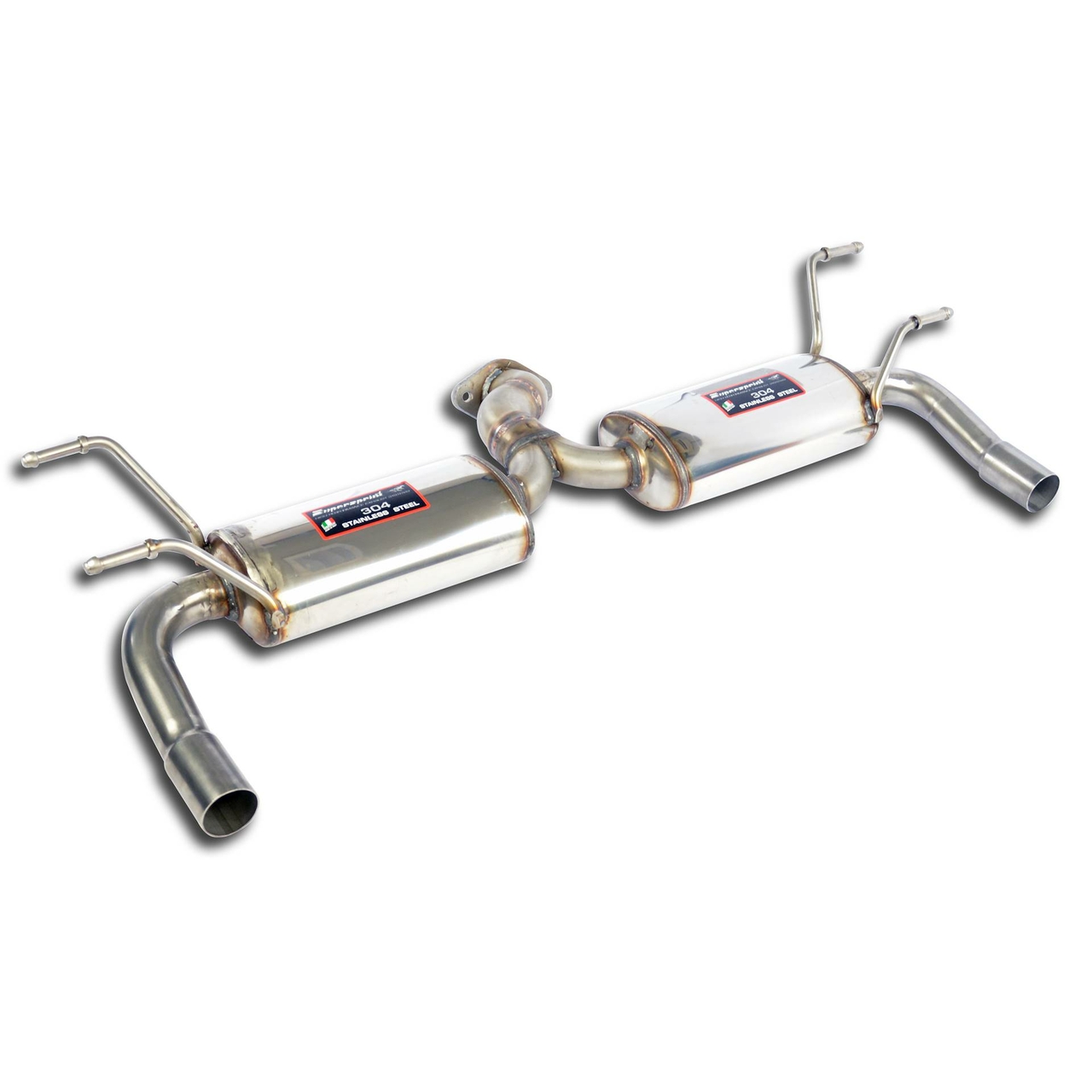 Supersprint Rear exhaust Right - Left  124 ABARTH GT 1.4T (170 Hp) 2016 ->