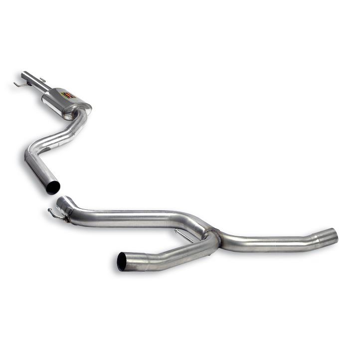 Supersprint Centre exhaust + "Y-Pipe" ALFA ROMEO 159 2.2 JTS (160 Hp - 185 Hp) 2005 -> 2009