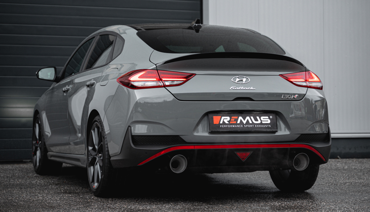 Remus uitlaat Hyundai i30 N Fastback Remus Cat-back systeem L/R uitgang