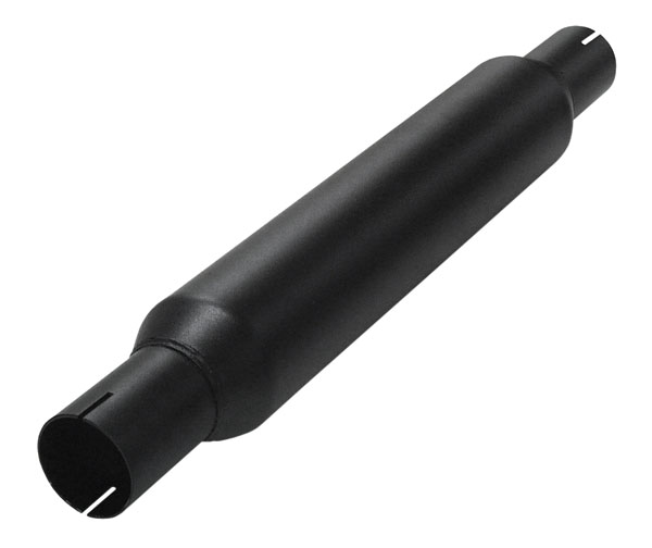 Demper Micro 51 rond 80 mm lengte 400 mm Ø 50,8mm 2 inch voor auto-onderdelen en uitlaatsystemen