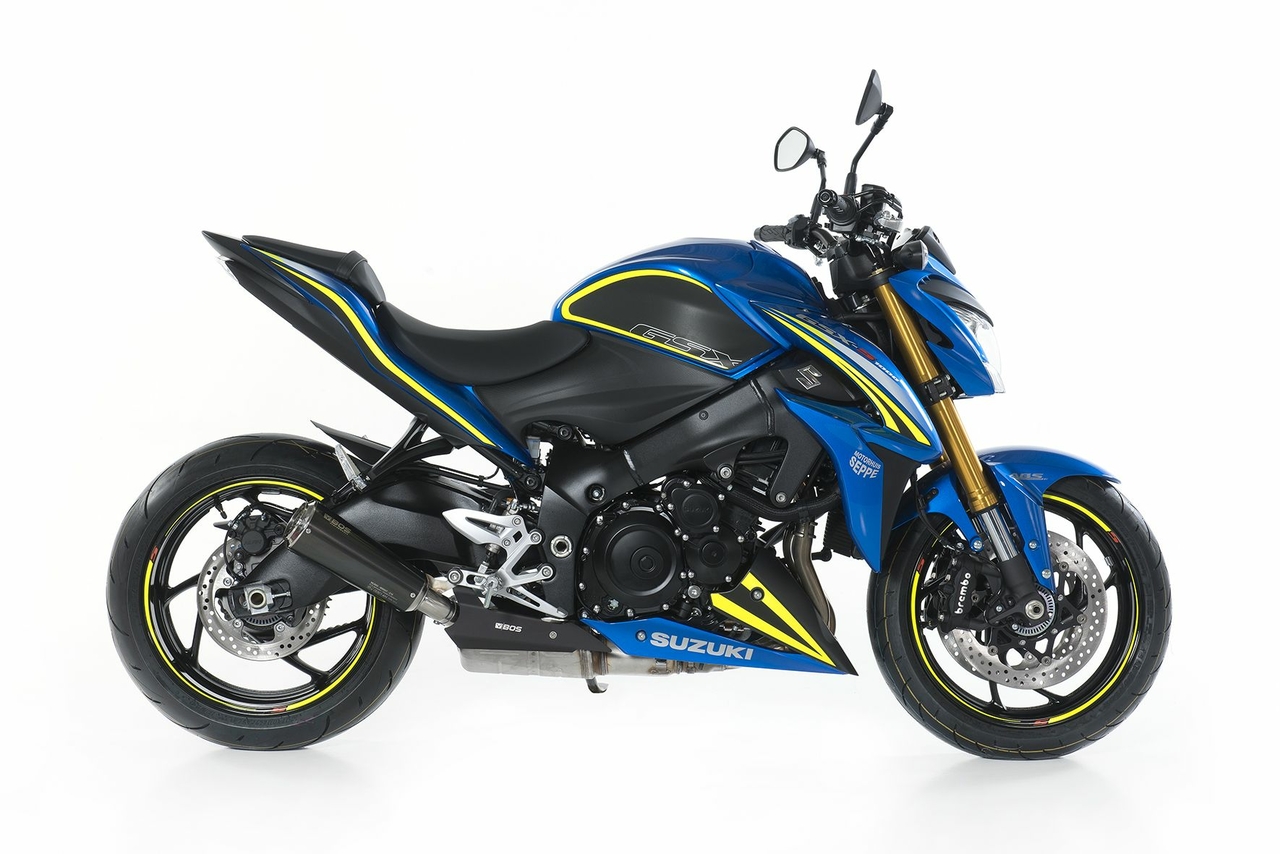 BOS Carbon steel SSEC RR Slip-on Suzuki GSX-S 1000 Bj. 2015-2017