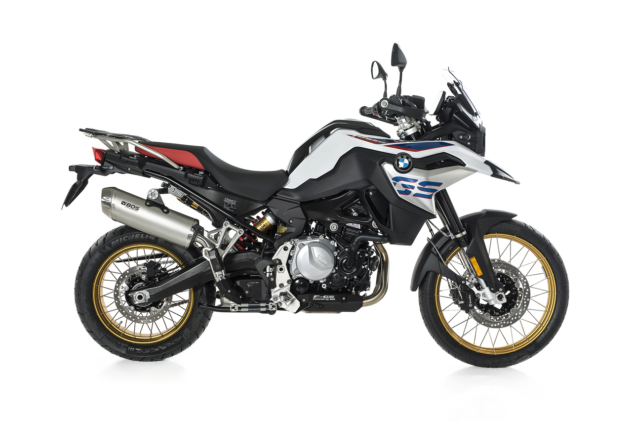 BOS Black Edition Dune Fox Slip-on (hitteschilden zijn niet inbegrepen, kunnen apart besteld worden) BMW F 750 GS /  F 850 GS / Adventure Bj. 2017-2020 Euro4