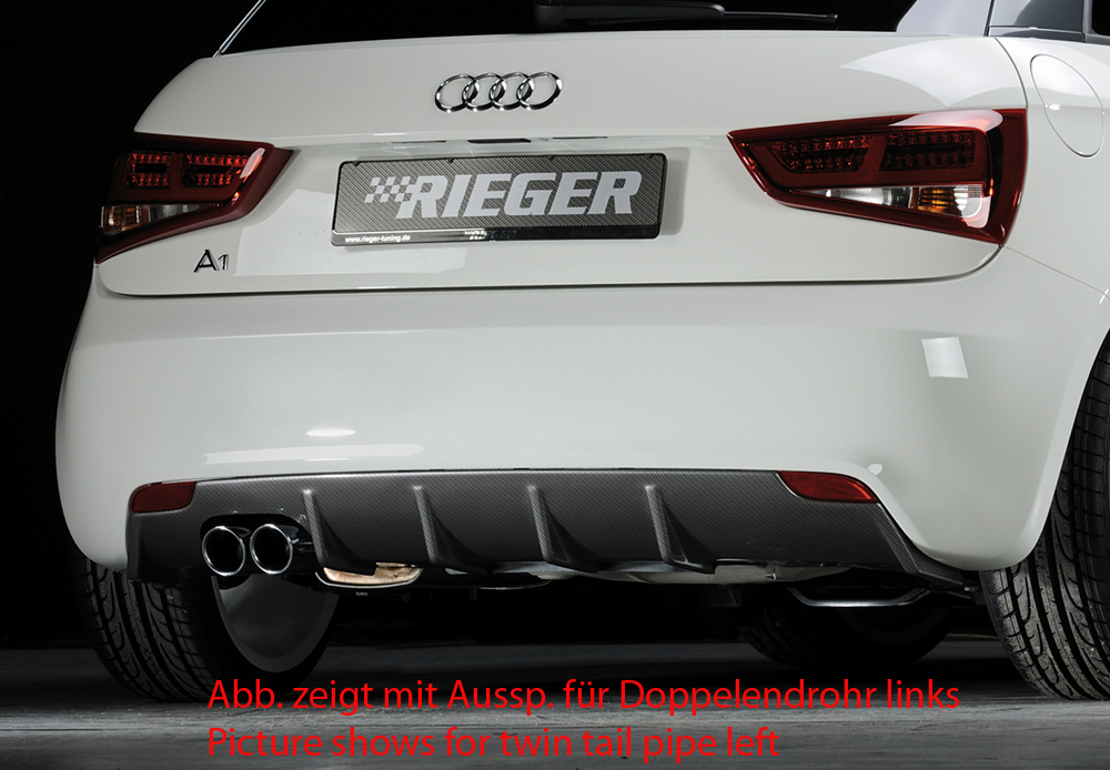 Rieger Tuning diffuser Audi A1 [8X]