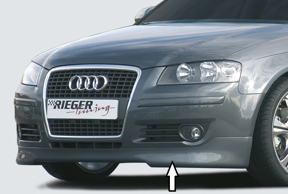 Rieger Tuning voorbumper spoiler lip Audi A3 [8P]