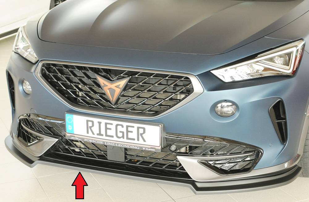 Rieger Tuning voorsplitter Cupra Formentor/VZ voor originele voorbumper