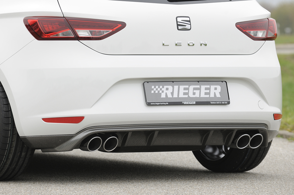 Rieger Tuning achterbumper verlenging Seat Leon 5F