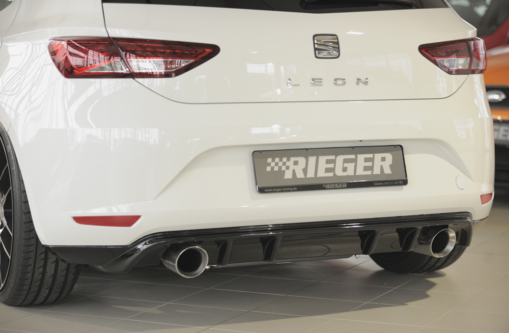 Rieger Tuning achterbumper verlenging Seat Leon 5F