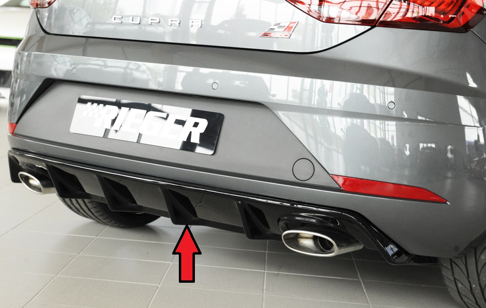 Rieger Tuning diffuser Seat Leon Cupra 5F