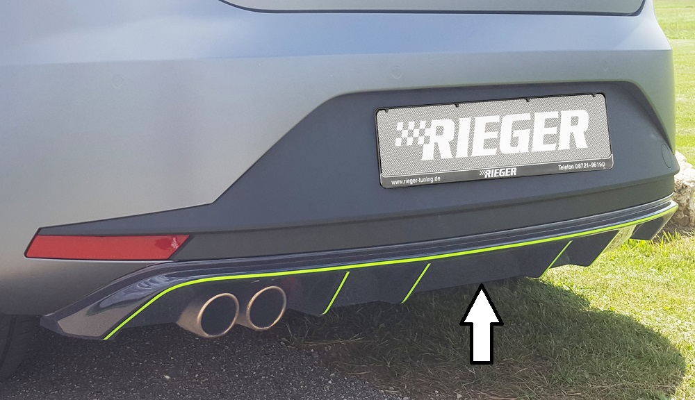 Rieger Tuning diffuser Seat Leon FR 5F