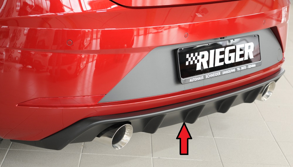 Rieger Tuning diffuser Seat Leon FR 5F