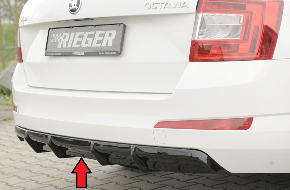 Rieger Tuning diffuser Skoda Octavia 5E