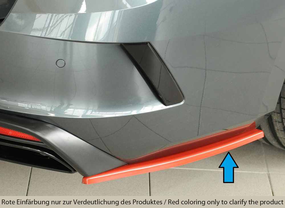 Rieger Tuning achterbumper aanzetstuk lateraal, rechts Skoda Octavia RS NX Alleen voor Rieger achterskirt inzet