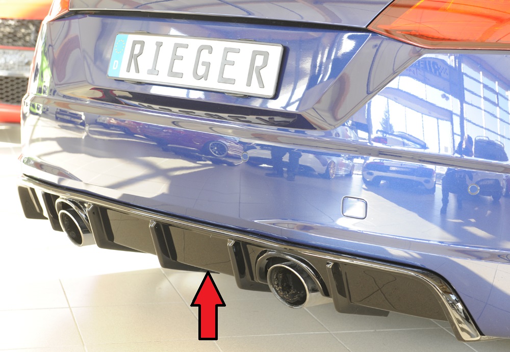 Rieger Tuning diffuser Audi TT [8J]