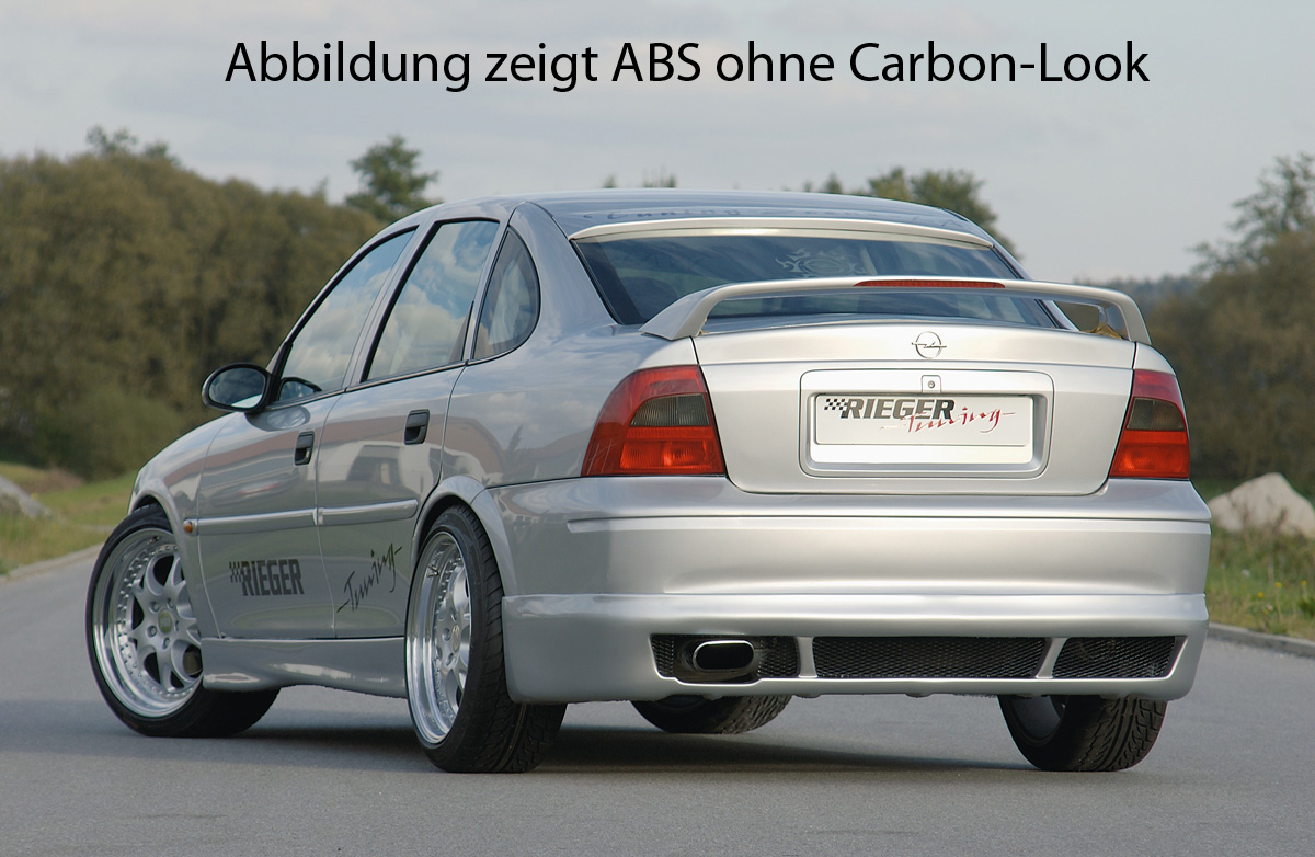 Rieger Tuning achterraam afdekking Opel Vectra B