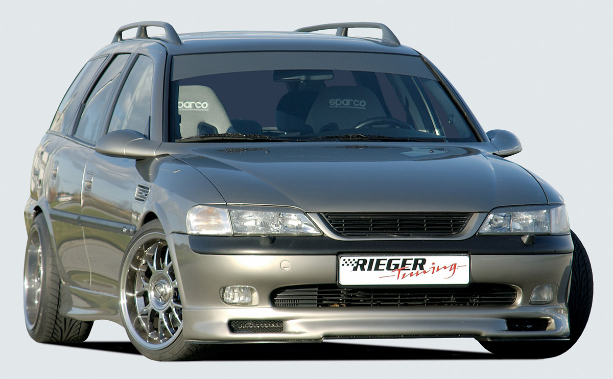 Rieger Tuning voorbumper spoiler lip Opel Vectra B Tot model -2000, niet voor I500