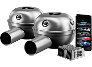 Thor electronic exhaust system, 2 Loudspeakers